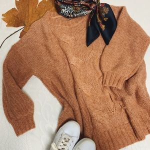 AERIE Pumpkin Spice Cocoon Sweater